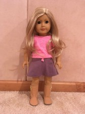 American Girl Mia Doll Long Strawberry Blond Hair With