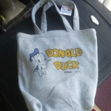 Daiso Disney Donald Duck Sweat Tote Bag 