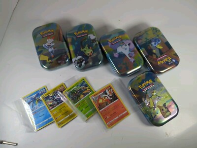 Galar Pals Mini Tins Promo Cards Used