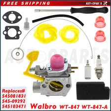 Carburetor Carb kit For Poulan BVM200VS PPB430VS Pro Leaf Blower Carb fuel line