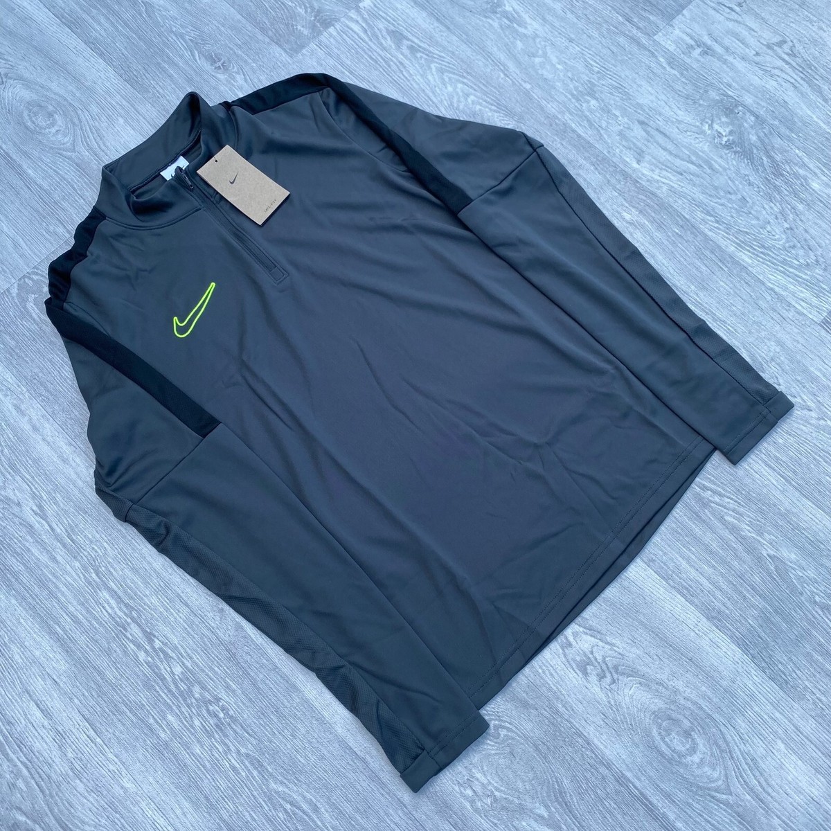 Nike Dri Fit Academy Pro Half Zip Long Sleeve Track Top Grey [M