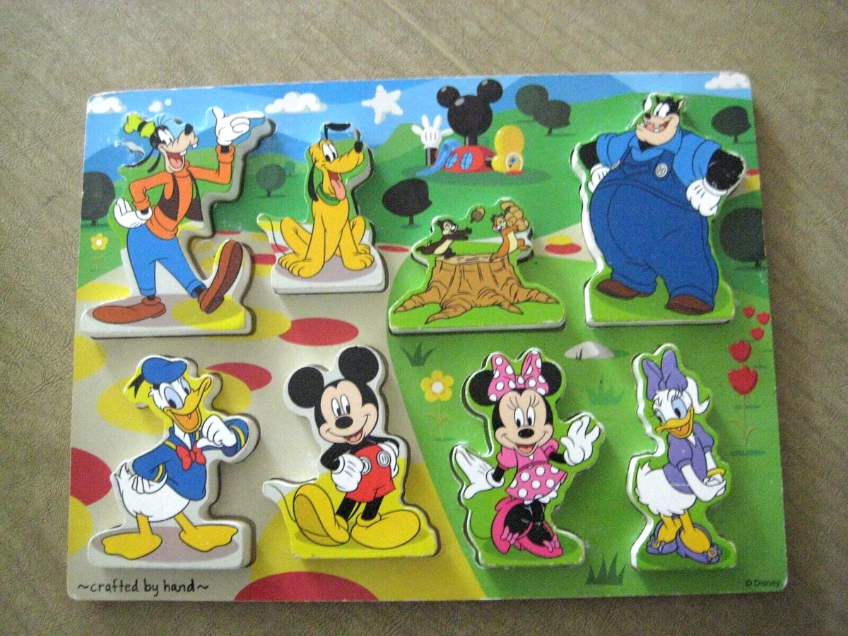 Disney Mickey Mouse Wooden Chunky Puzzle