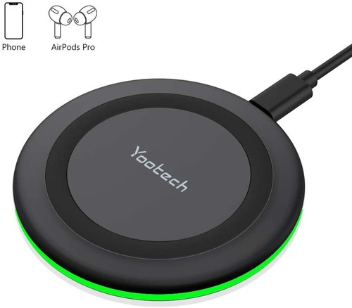 yootech Caricatore Senza Fili,Caricabatterie Wireless,Qi Ricarica Rapida,  7.5W | eBay