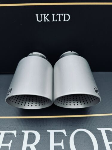 2 X 4" EDELSTAHL 304 SANDGESTRAHLT AKRAPOVIC AUSPUFF SPITZEN UNIVERSAL - Bild 4 von 11