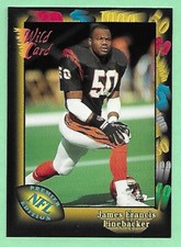 1991 Wild Card Premier Edition Football James Francis #128 Bengals👍