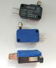 Interruptor de límite micro CMV104D con pullia corta tipo 1NC 1NO CE 10 un.