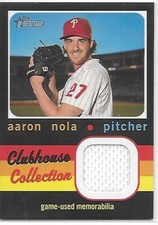 2020 Heritage Baseball HN Clubhouse Collection Relics Aaron Nola Phillies      3