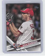 2017 Topps Update #US261b Max Scherzer Close-up, pre-throw (B)