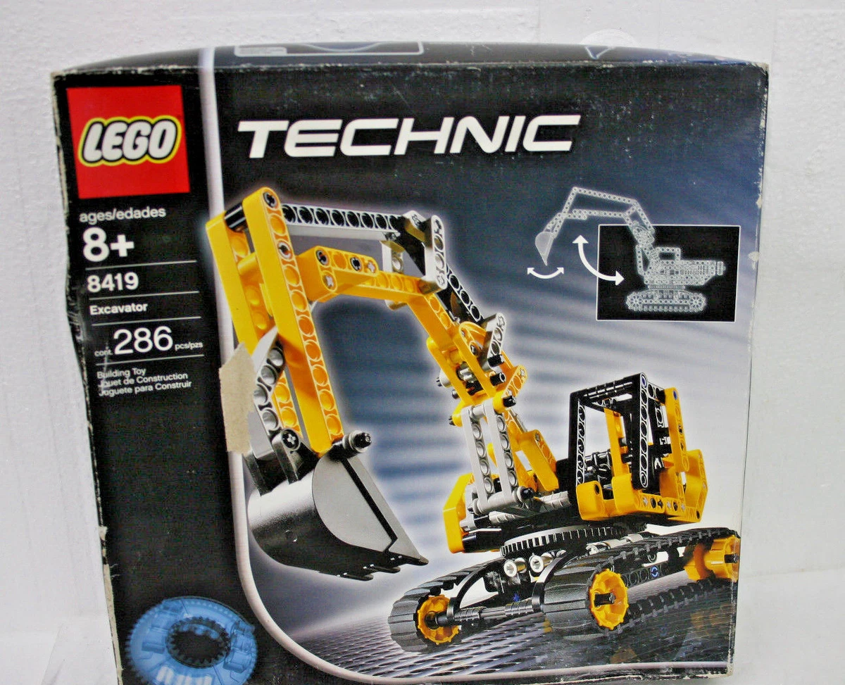 Technic Excavator 286 pieces 8419 673419054256 | eBay