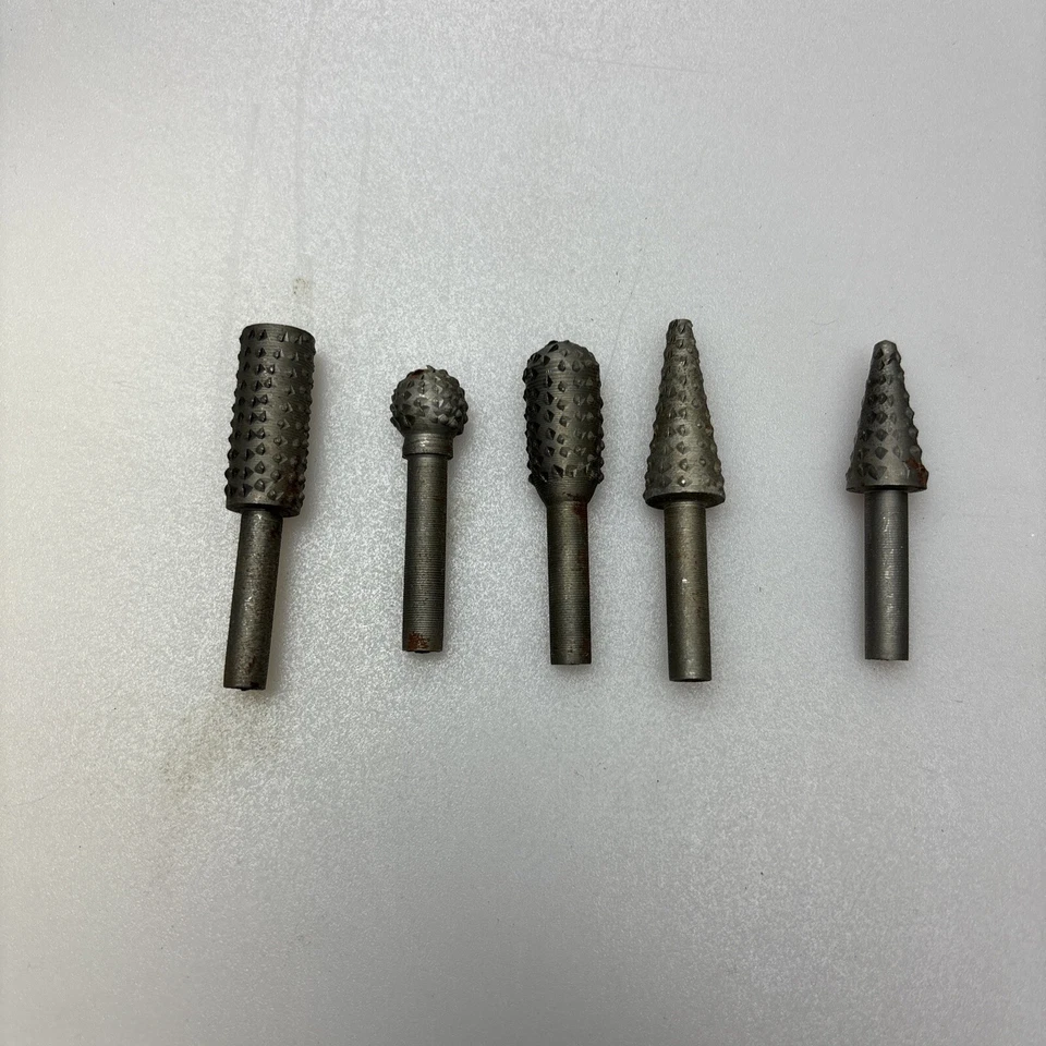 AMTECH 5 piezas Kit de juego de archivos de metal de acero en relieve raspador giratorio eléctrico Foto 2 de 4