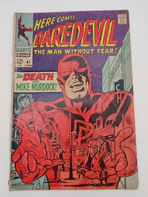 Daredevil #41 Marvel 1968 Stan Lee And Gene Colan Story