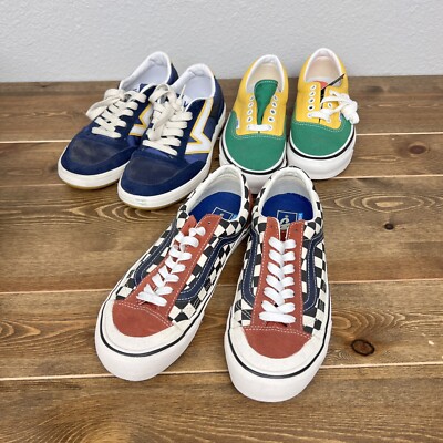 Vans unisex Sneaker Shoes Size Men Women set of pairs