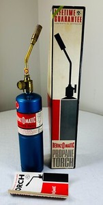 VTG Benz-o-Matic Propane Torch Complete Set OG Box & Instructions Movie Prop