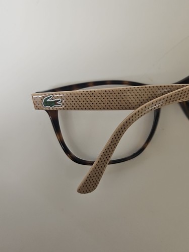 LACOSTE Eyeglasses Frames L2767 214 54-16-140 Beige/Tortoise Full Rim No Lenses - Picture 10 of 11