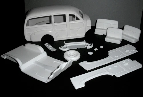1948 CHEVROLET WOODY RESIN CONVERSION for 1/25 GALAXIE LTD 1947 1948 CHEVY KITS - Picture 1 of 10