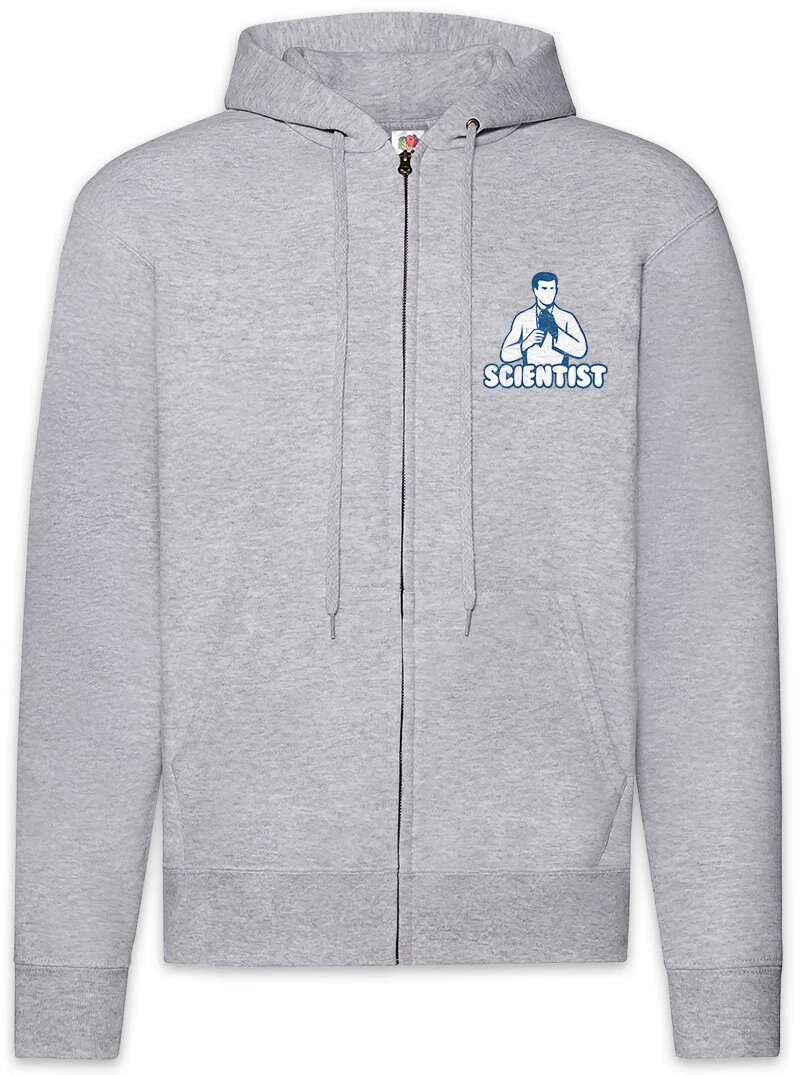 Scientist II Zipper Hoodie Technology Natural Sciences Science Research