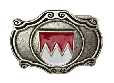 BELTINGER Buckle Gürtelschließe Gürtelschnalle für Wechsel-Gürtel 4 cm Wappen Franken