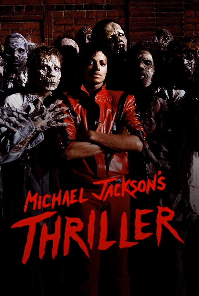 Michael Jackson's Thriller movie poster (a) : 11 x 17 inches