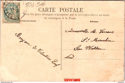 Carte Postale Ancienne Cassel – La Grand Place (59), Début 1900, Très Bon état
