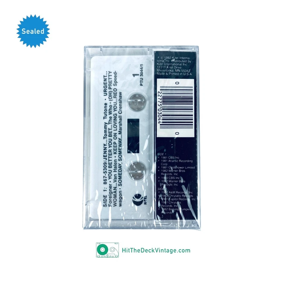 K-Tel The Hit List Vol 1 Cassette Tape 1982 Compilation Foreigner Squier SEALED - Image 2 of 4