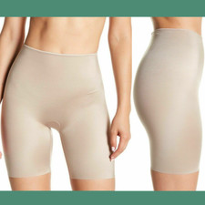 NWT 52 Spanx Slimplicity Mid-Thigh Shaper Sandcastsle SZ Small L731