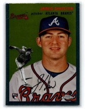 2023 Topps Chrome Platinum Jared Shuster RC #202 Braves