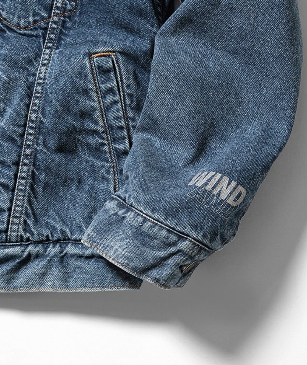 Limited L Size WIND AND SEA MINEDENIM Denim Boa GJKT Indigo Limited L Size WIND AND SEA MINEDENIM Denim Boa GJKT Indigo