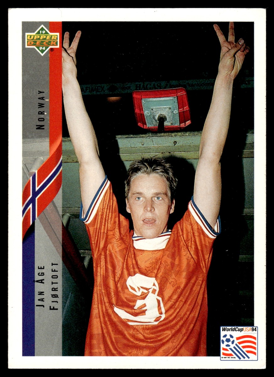 1994 Upper Deck World Cup #118 Jan Age Fjortoft Norway | eBay