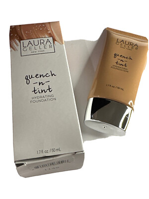 Laura Geller Quench-n-Tint Hydrating Foundation Med Deep 50ml - Neu & Originalverpackt.