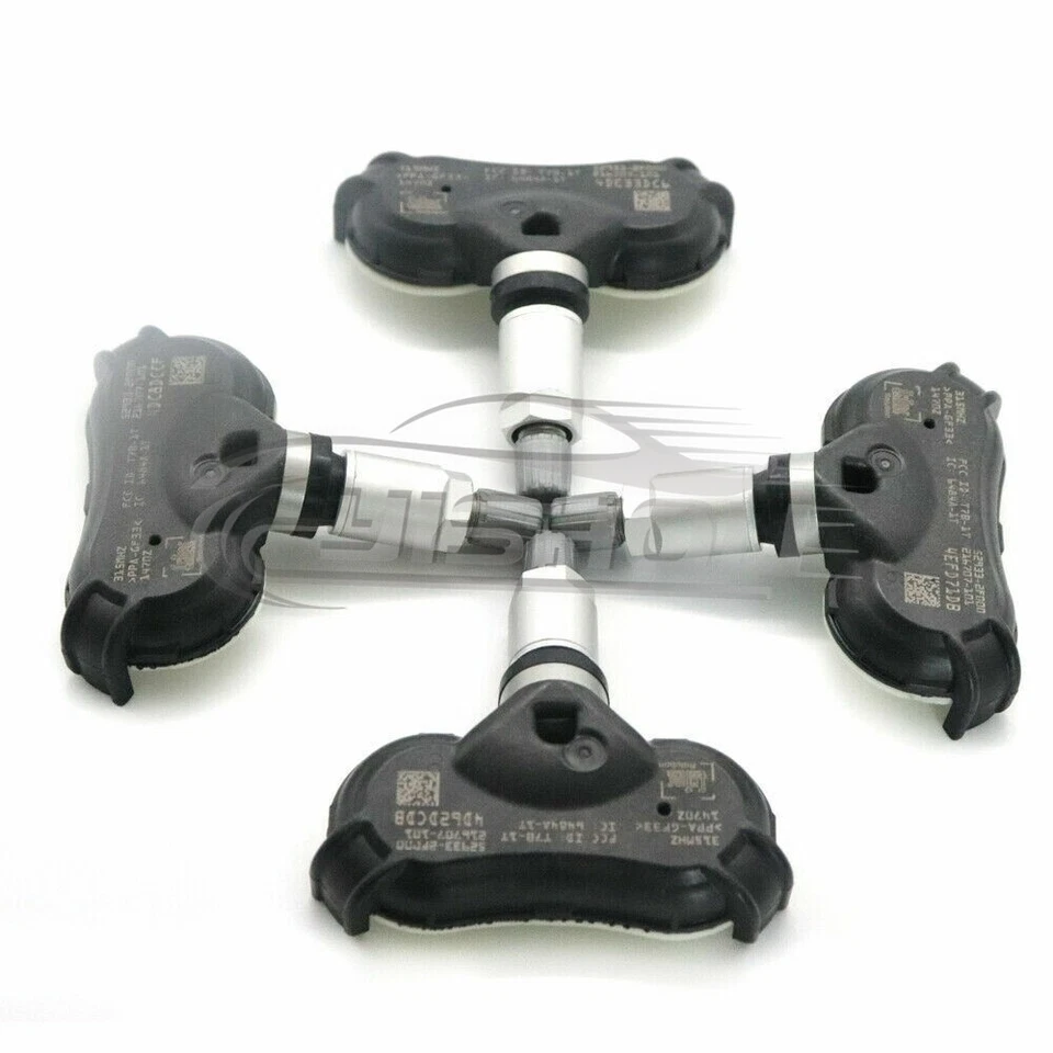 4 piezas 52933-2S510 SENSOR DE PRESIÓN DE NEUMÁTICOS MONITOR TPMS 315 MHz para Hyundai Kia Foto 3 de 4