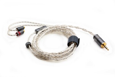 DUNU DUW-01 High-Purity Silver-Plated OFC Litz Cable - 2.5mm Balanced --> MMCX