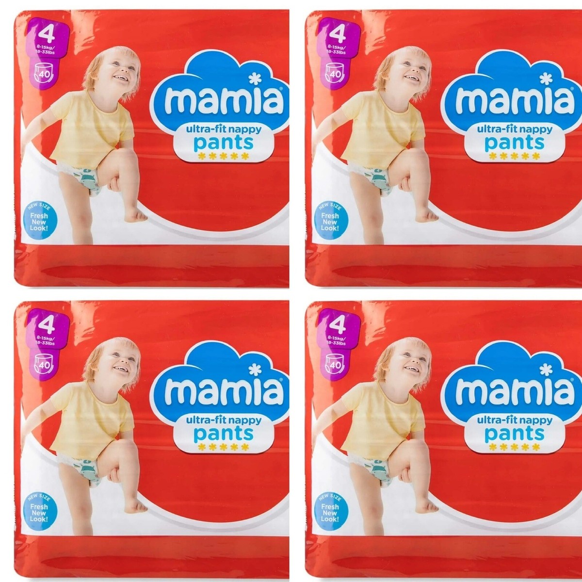 Aldi Nappy Pants Mamia Ultra Fit Dry Soft Nappy Pants Size 4/40
