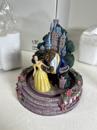 Vintage-Disney Beauty And The Beast- Belle Beast Maurice Castle-Figurine - Picture 5 of 13