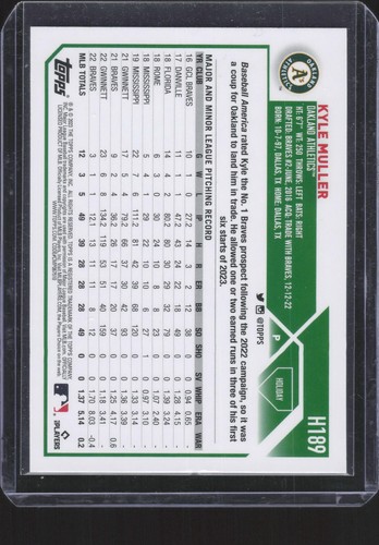 2023 Topps Holiday #H189 Kyle Muller Metallic - Picture 2 of 2