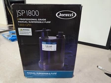 Jacuzzi JSP I800 Professional Grade Manual Submersible Pump NOB