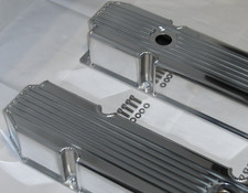 Finned Fabricated Aluminum Valve Covers For Big Block Chrysler Mopar 383 426 440 Finned Fabricated Aluminum Valve Covers For Big Block Chrysler Mopar 383 426 440