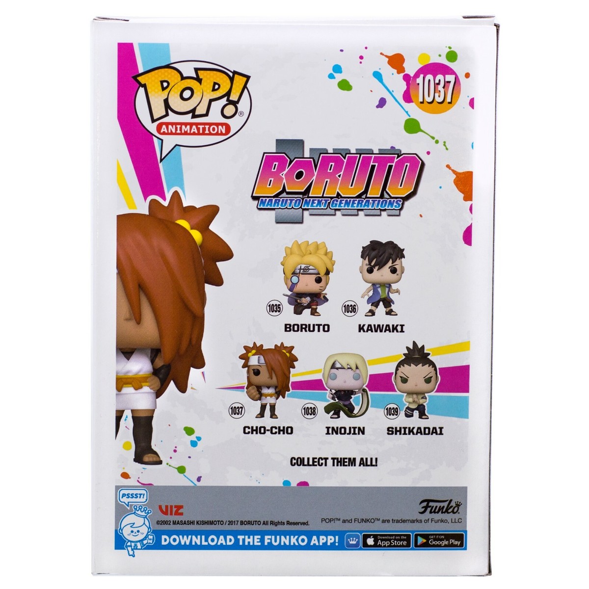 Boruto Naruto Cho-Cho Funko Pop #1037 Animation Vinyl Figure Brand