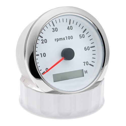 85mm Tacho Meter Tachometer 0-7000RPM Gauge for Marine Boat Car Truck ATV SUV - Picture 12 of 16