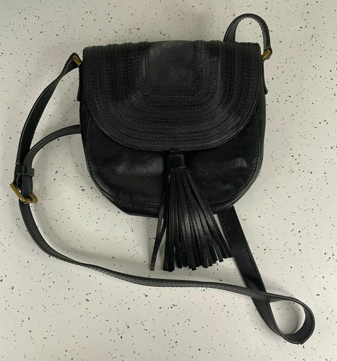 Fossil emi hotsell tassel saddle bag