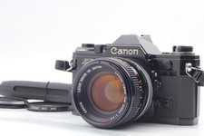  N MINT w Filter  Canon AE-1 Black Film Camera FD 50mm f/1.4 S.S.C Lens JAPAN