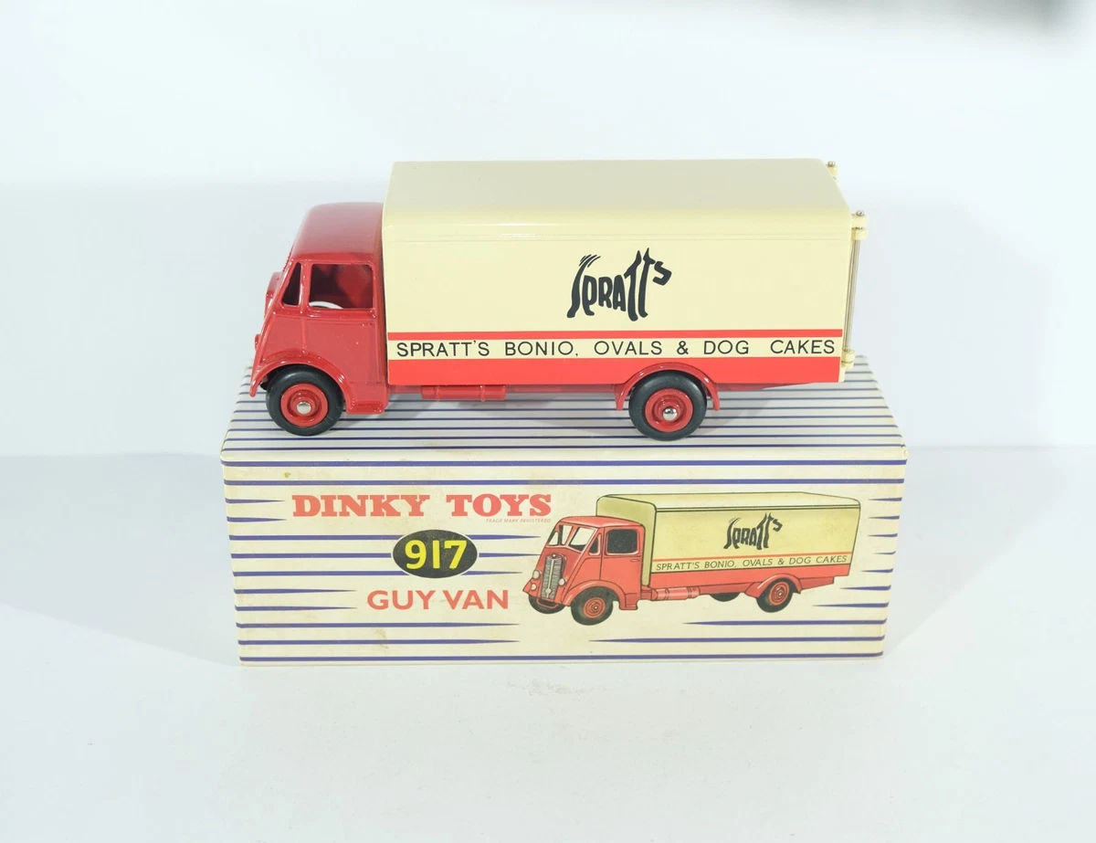 Dinky Toys 917 - GUY VAN Transports SPRATT'S Crem/Red 1:50 - Atlas - Collection