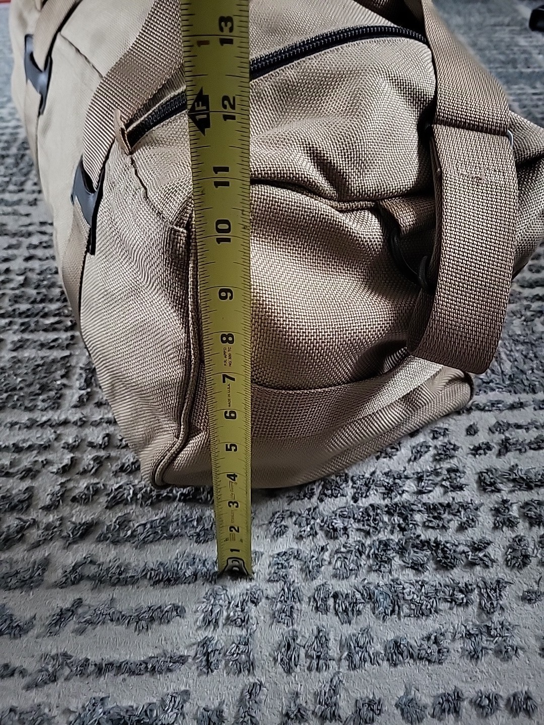 L. L. Bean  Heavy Canvas & Leather Duffle Travel Bag 