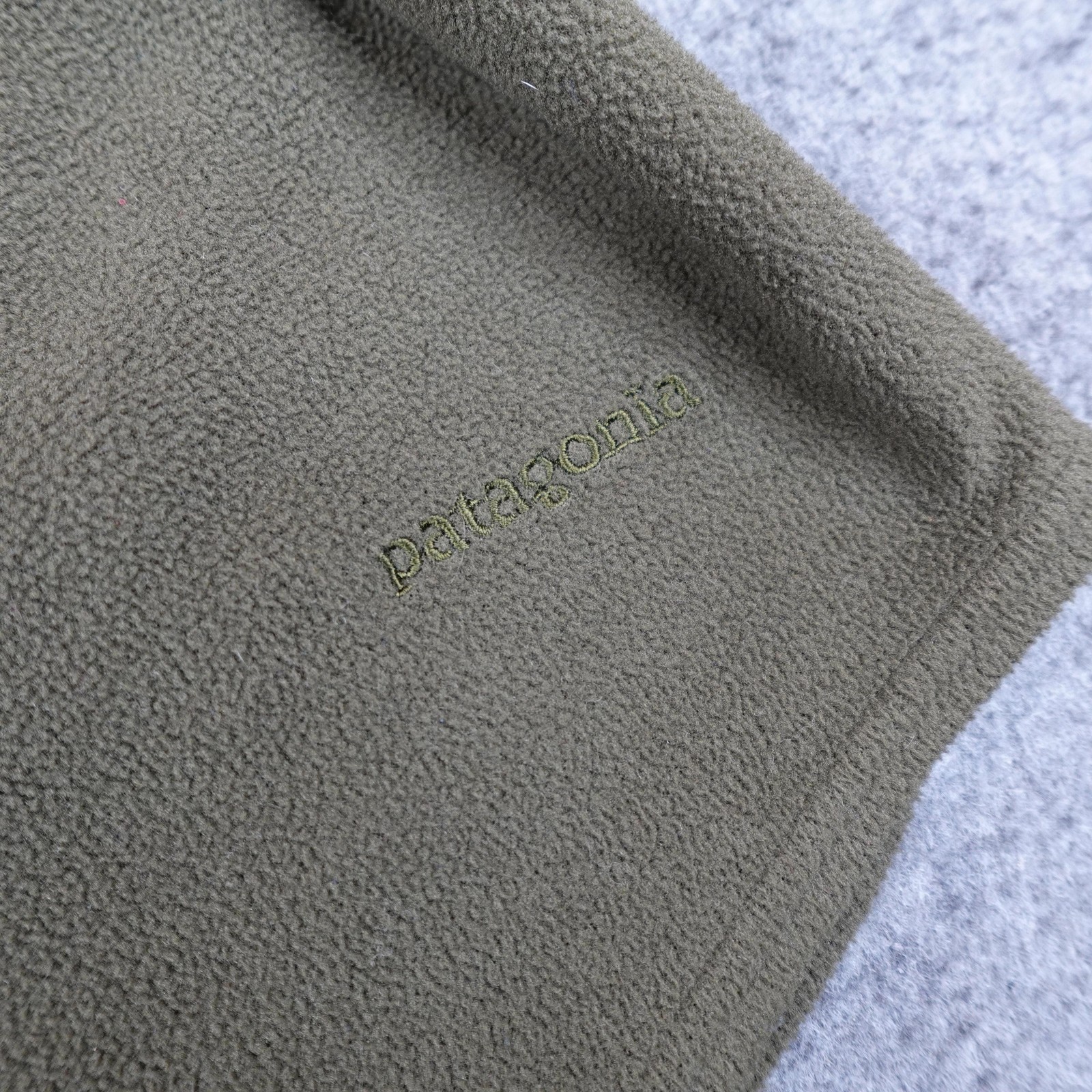 Vintage Patagonia Jacket Mens Medium Olive Micro D-Luxe Synchilla Shacket Y2K thumbnail 6