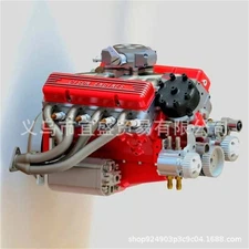V8 Engine Kit Gas Model - OHV V8 Small Engine Model Kit Model Engine Resin Model