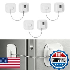 AIXIAOYA Refrigerator Lock,Fridge Locks Kids,Freezer Lock Combination