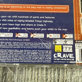Tokyo Xtreme Racer 2 (Sega Dreamcast, 2000) CIB W/Manual Damaged Case Tested