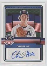 2023 Panini USA Baseball Stars & Stripes Blue Chandler Hart #15U-CH Auto 4z8