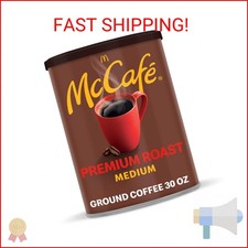 McCafe Premium Roast, Medium Roast Ground Coffee, 30 oz Canister 12.49 per pound