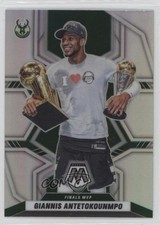 2021-22 Panini Mosaic Finals MVPs Silver Prizm Giannis Antetokounmpo #296 1i7s