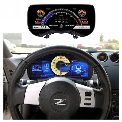 Car LCD Dashboard Digital Cluster Panel speedometer For Nissan 350Z 370Z 2002-08